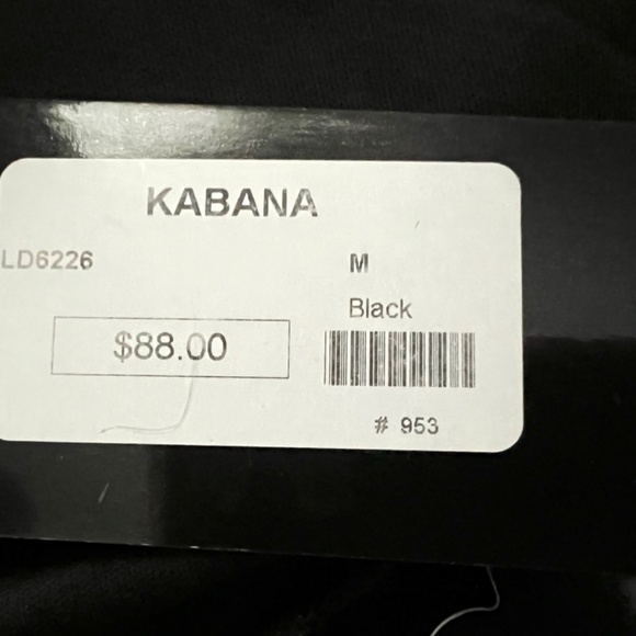 NWT Kabana Women's Black Cross Front Mini Dress 3/4 Sleeves Size Medium - Picture 9 of 10